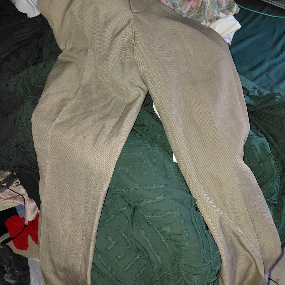 Source Unknown Men's Classic Tan Dress Pants